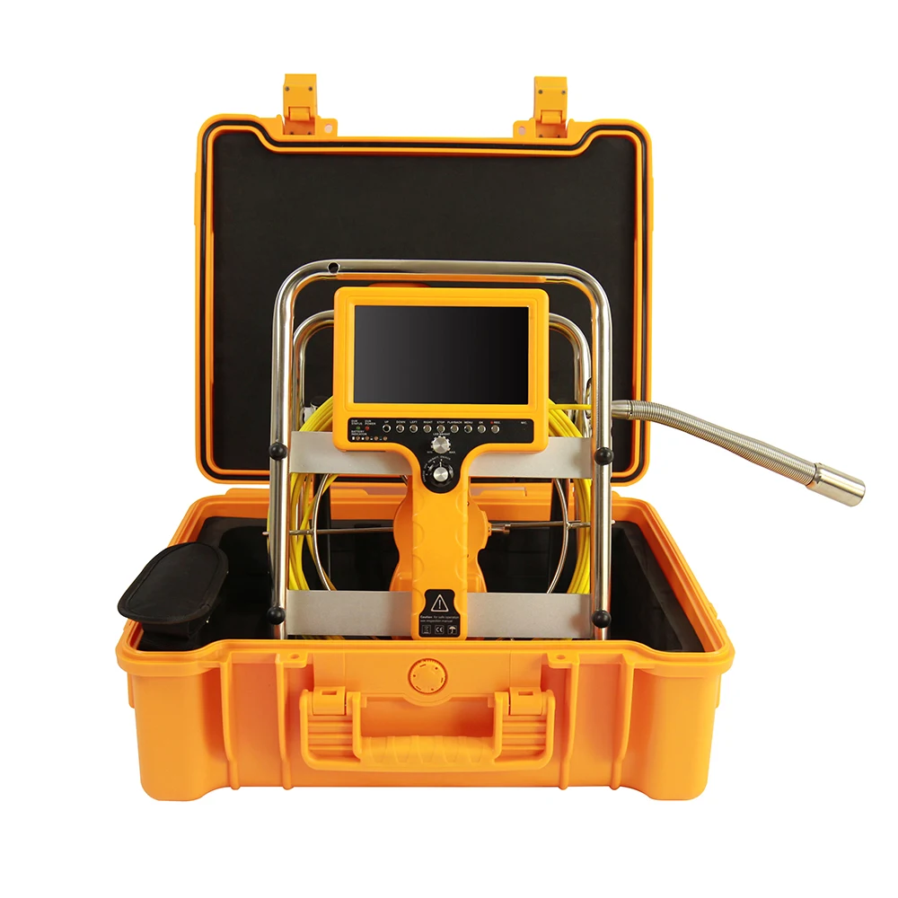 Long Spring Flexible 23mm Pipe Sewer Drain Inspection Video Camera Endoscope Borescope Camera W/7"TFT Screen DVR
Long Spring Flexible 23mm Pipe Sewer Drain Inspection Video Camera Endoscope Borescope Camera W/7"TFT Screen DVR