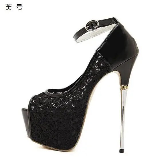 Women's Pumps Shoes tacones Saltos altos Sexy Thik Heel Ultra High Heels16.5CM Lace Pumps Women Wedding Shoes Platform Hollow
Women's Pumps Shoes tacones Saltos altos Sexy Thik Heel Ultra High Heels16.5CM Lace Pumps Women Wedding Shoes Platform Hollow