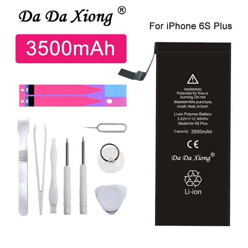 High Capacity Battery For iPhone 6S Plus/6SPLUS/6SP/ 3500mAh Phone Replacement For iPhone 6S Plus Batteria+free tools
High Capacity Battery For iPhone 6S Plus/6SPLUS/6SP/ 3500mAh Phone Replacement For iPhone 6S Plus Batteria+free tools