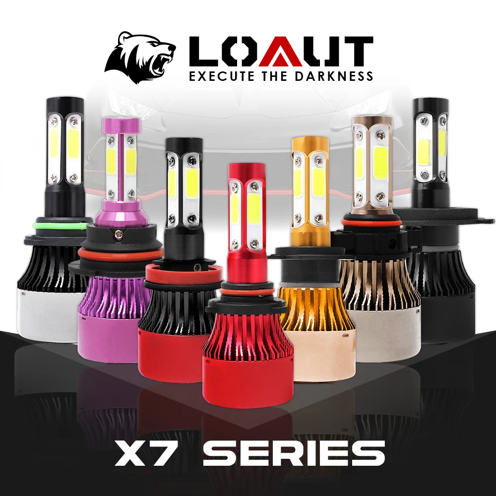 2019 X7 4 Side COB H4 LED H1 H3 H11 880 9005 HB3 9006 9004 H7 100W 10000LM Super Bright Headlights bulb Auto Lamp Styling Car
2019 X7 4 Side COB H4 LED H1 H3 H11 880 9005 HB3 9006 9004 H7 100W 10000LM Super Bright Headlights bulb Auto Lamp Styling Car