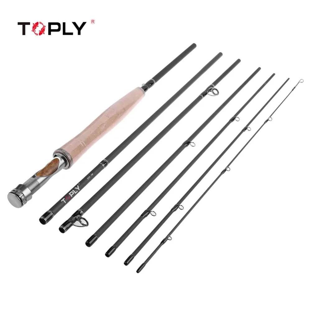 TOPLY 2.7m 7 Section Carbon 5# Fishing Rod Cork Handle Lightweight Carbon Fishing Rod for Fly Fishing Tackle
TOPLY 2.7m 7 Section Carbon 5# Fishing Rod Cork Handle Lightweight Carbon Fishing Rod for Fly Fishing Tackle