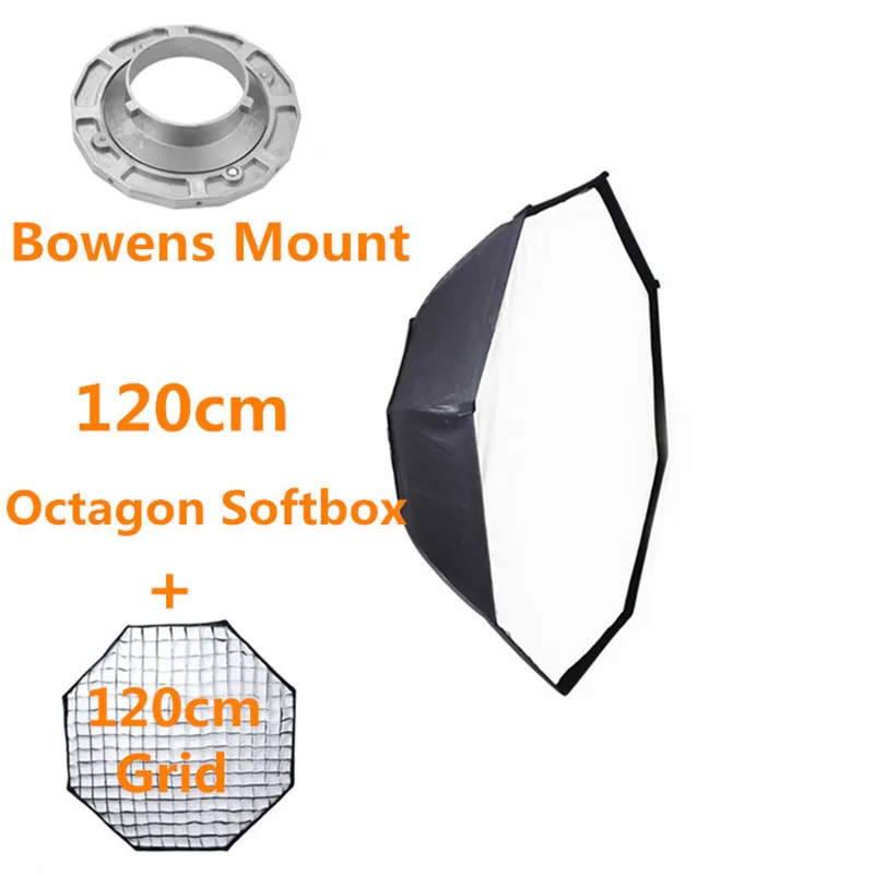 Bowens Mount Octagon Softbox 120cm with Grid for Studio Flash Photo Studio Soft Box Photography Accesorios Fotografia
Bowens Mount Octagon Softbox 120cm with Grid for Studio Flash Photo Studio Soft Box Photography Accesorios Fotografia