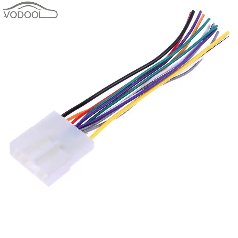 Car CD Player Radio Wiring Harness Wire Cable Adapter Converter Automobiles Stereo Player Female Plug for NISSAN Livina Qashqai
Car CD Player Radio Wiring Harness Wire Cable Adapter Converter Automobiles Stereo Player Female Plug for NISSAN Livina Qashqai