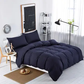 Bedding sets Dark purple Simple color Lake Blue striped bed sheet duver quilt cover pillowcase soft King Queen Full Twin
Bedding sets Dark purple Simple color Lake Blue striped bed sheet duver quilt cover pillowcase soft King Queen Full Twin