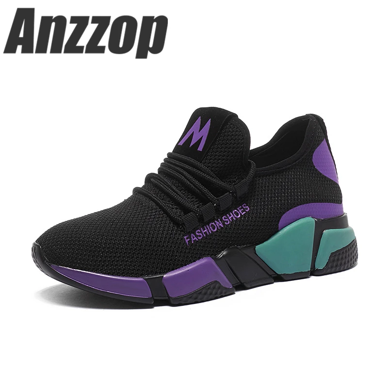 ANZZOP 2019 spring and autumn tide shoes brand design ladies knit breathable comfort wild sports running flat shoes temperament
ANZZOP 2019 spring and autumn tide shoes brand design ladies knit breathable comfort wild sports running flat shoes temperament