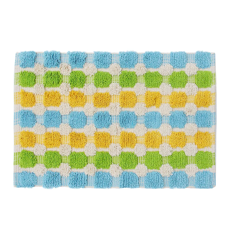 Цветной хлопковый коврик для ванной комнаты ORZ настенный нескользящий душа | Дом