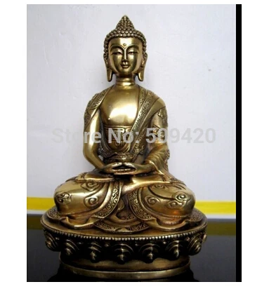 Copper Brass CHINESE crafts decor ation Asian Tibetan Amitabha bronze buddha statue
Copper Brass CHINESE crafts decor ation Asian Tibetan Amitabha bronze buddha statue