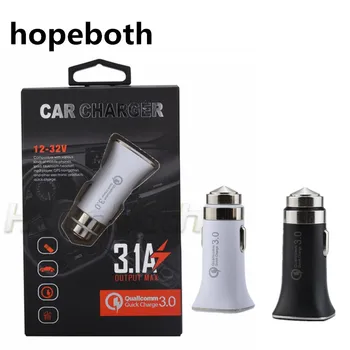 hopeboth New QC3.0 Fast Charging With USB Fast Car Charger Aluminum Shell Safety Hammer Universal Adapter Car Charger
hopeboth New QC3.0 Fast Charging With USB Fast Car Charger Aluminum Shell Safety Hammer Universal Adapter Car Charger