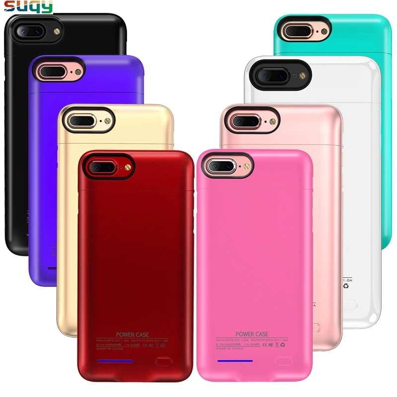 suqy Rechargeable Battery Charger Case for iphone 6 6s 7 8 3000/4200mAh Best External Battery for ipnone 6 plus 6s plus 7/8 plus
suqy Rechargeable Battery Charger Case for iphone 6 6s 7 8 3000/4200mAh Best External Battery for ipnone 6 plus 6s plus 7/8 plus