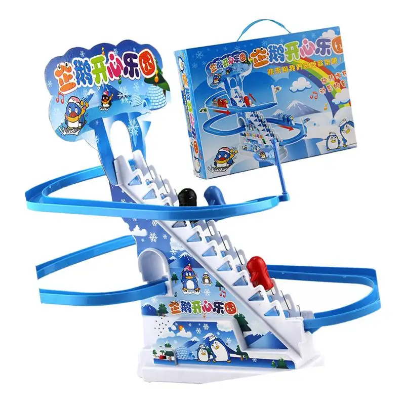 Race Track Game Playful Educational Penguin Slide Race Set with Music Kids Toys Birthday Xmas Gifts Rotary Slide Track Toys
Race Track Game Playful Educational Penguin Slide Race Set with Music Kids Toys Birthday Xmas Gifts Rotary Slide Track Toys