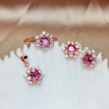 Video! Fidelity Natural 5mm garnet s925 sterling silver Exquisite fine jewelry sets for women natural purple gemstone
Video! Fidelity Natural 5mm garnet s925 sterling silver Exquisite fine jewelry sets for women natural purple gemstone