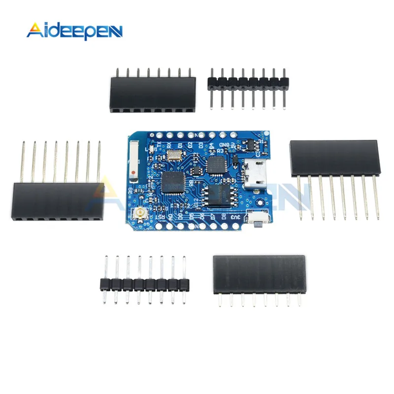 For WEMOS D1 Mini Pro 16M Bytes External Antenna Connector ESP8266 ESP-8266EX CP2104 Micro USB WIFI Development Board
For WEMOS D1 Mini Pro 16M Bytes External Antenna Connector ESP8266 ESP-8266EX CP2104 Micro USB WIFI Development Board