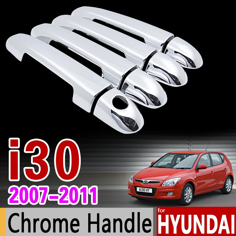 for Hyundai i30 2007 - 2011 FD Chrome Door Handle Cover Trim Set 2008 2009 2010 Never Rust Car Accessories Stickers Car Styling
for Hyundai i30 2007 - 2011 FD Chrome Door Handle Cover Trim Set 2008 2009 2010 Never Rust Car Accessories Stickers Car Styling