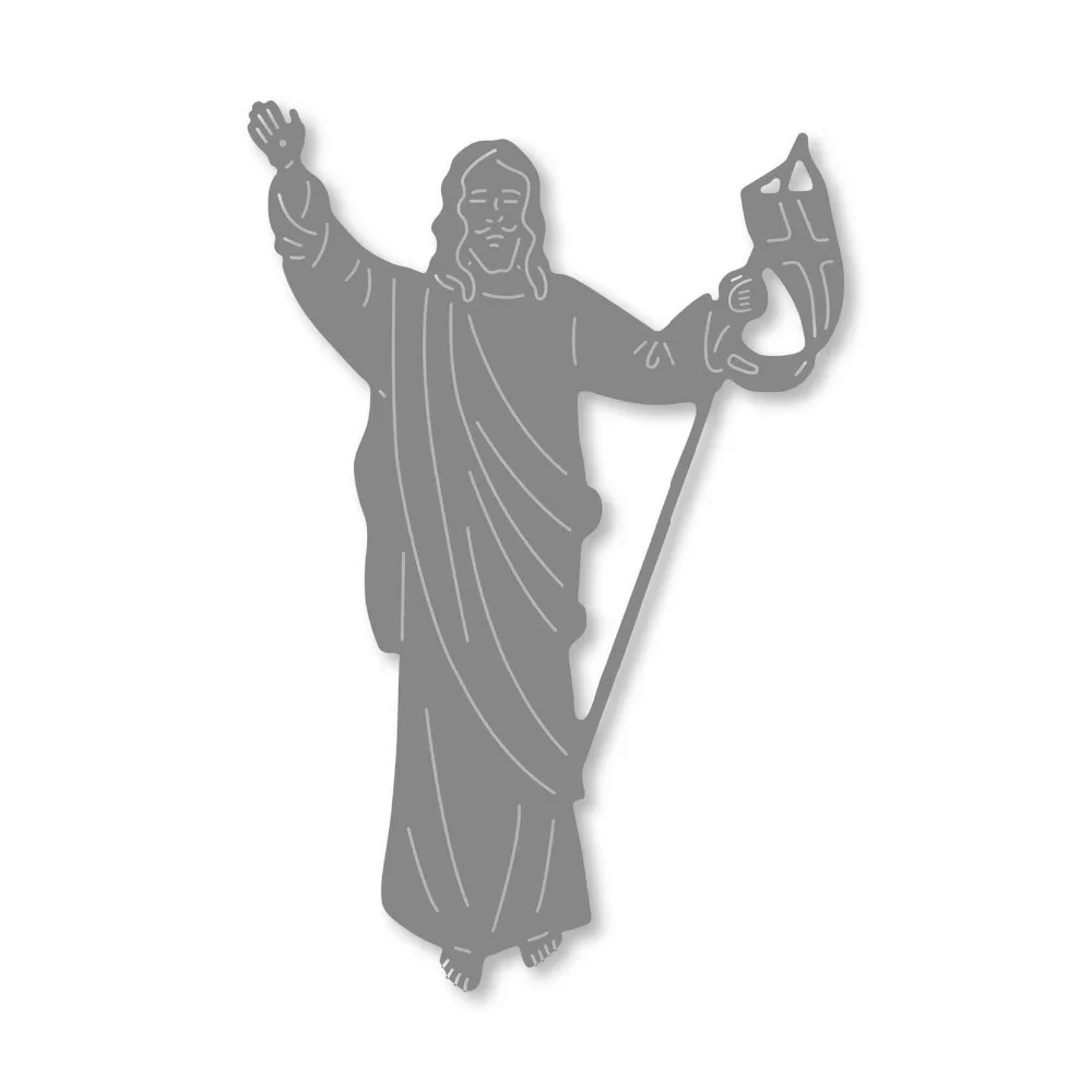 Swovo Easter Jesus Metal Cutting Dies for Scrapbooking DIY Craft Paper Card Making Decorative Embossing Die Cuts 100*70mm
Swovo Easter Jesus Metal Cutting Dies for Scrapbooking DIY Craft Paper Card Making Decorative Embossing Die Cuts 100*70mm