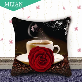 Meian, printing cross stitch pillow couple coffee Rose Cross Stitch new living room sofa cushion and pillow
Meian, printing cross stitch pillow couple coffee Rose Cross Stitch new living room sofa cushion and pillow
