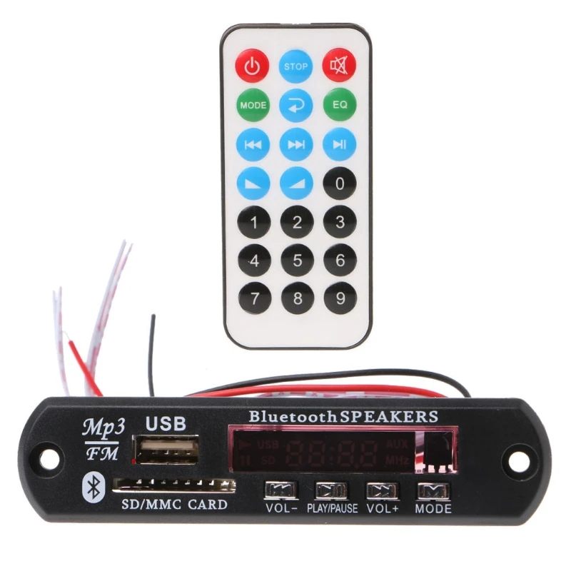 MP3 Decoder Board Bluetooth Speaker Remote Control SD Card USB MP3 WMA APE WAV FLAC
MP3 Decoder Board Bluetooth Speaker Remote Control SD Card USB MP3 WMA APE WAV FLAC