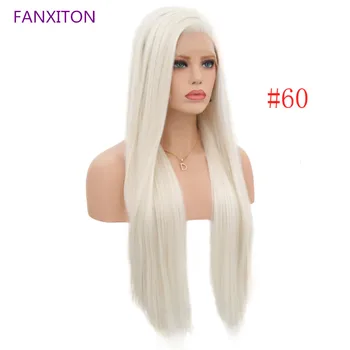For Black Women Hot Selling 150% Density Silky Straight Synthetic Lace Front Wigs #60 Blond Wigs With Natural Part Baby Hair
For Black Women Hot Selling 150% Density Silky Straight Synthetic Lace Front Wigs #60 Blond Wigs With Natural Part Baby Hair