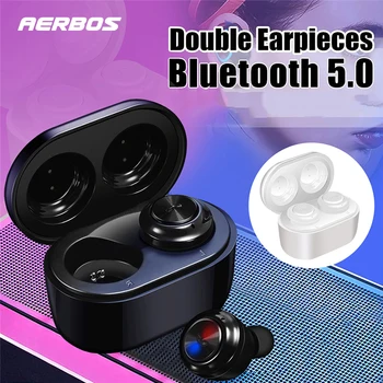 Wireless Earbuds Earphones Sport Sweatproof Mini in-Ear Bluetooth 5.0 headphone with Mic 3D Stereo Sport Earbuds for Running Gym
Wireless Earbuds Earphones Sport Sweatproof Mini in-Ear Bluetooth 5.0 headphone with Mic 3D Stereo Sport Earbuds for Running Gym