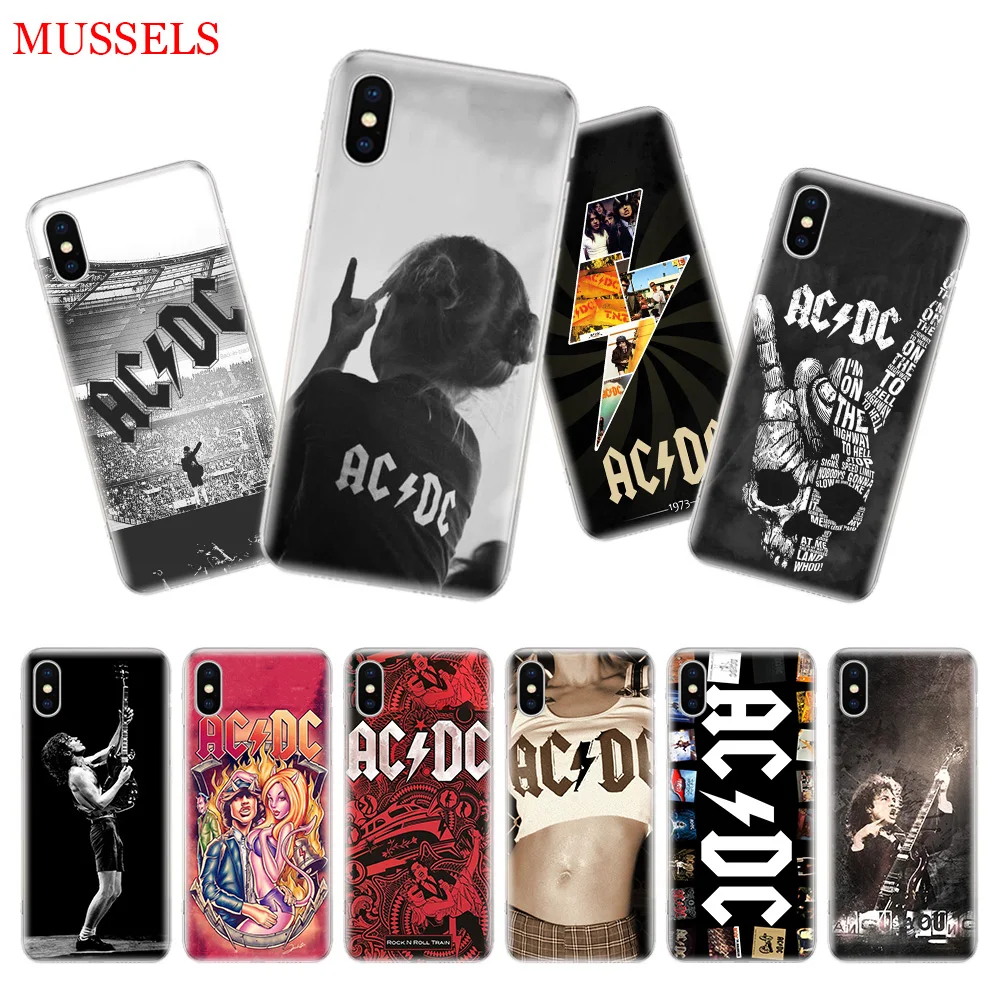 ACDC Rock Angus young Phone Case For iPhone 7 8 6 6S Plus X 10 Ten XS MAX XR 5S SE Art TPU Covers Coque Capa Cas Shell
ACDC Rock Angus young Phone Case For iPhone 7 8 6 6S Plus X 10 Ten XS MAX XR 5S SE Art TPU Covers Coque Capa Cas Shell