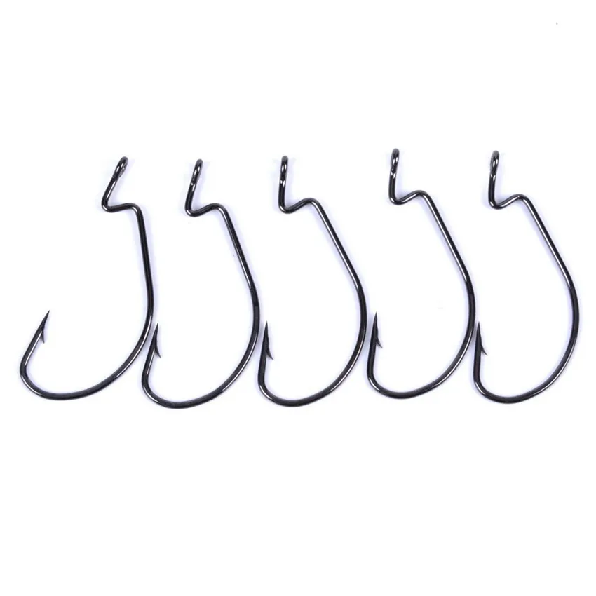 100pcs Black Nickel Crank Fishing Hooks Size 1/0#-5/0# Jig Hook High Carbon Steel Bent Saltwater Jig Hooks
100pcs Black Nickel Crank Fishing Hooks Size 1/0#-5/0# Jig Hook High Carbon Steel Bent Saltwater Jig Hooks