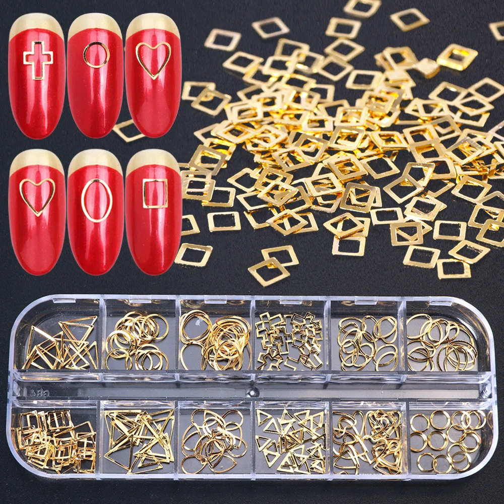1 Case Gold Nail Art Alloy 3D Metal Charm Jewelry Cross Round Heart Oval Waterdrop Triangle Mixed Design Nails Accessories BE753
1 Case Gold Nail Art Alloy 3D Metal Charm Jewelry Cross Round Heart Oval Waterdrop Triangle Mixed Design Nails Accessories BE753