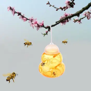 Non-toxic Plastic Wasp Trap Gourd Shaped Bottle Bumblebee Trap Anti-Sting No Chemicals Bee Catcher for Garden Supplies
Non-toxic Plastic Wasp Trap Gourd Shaped Bottle Bumblebee Trap Anti-Sting No Chemicals Bee Catcher for Garden Supplies
