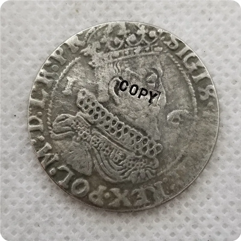 Польский Содружество 16 xx Danzing Mint Gross Grossus Ducat медаль копия монеты|Безвалютные