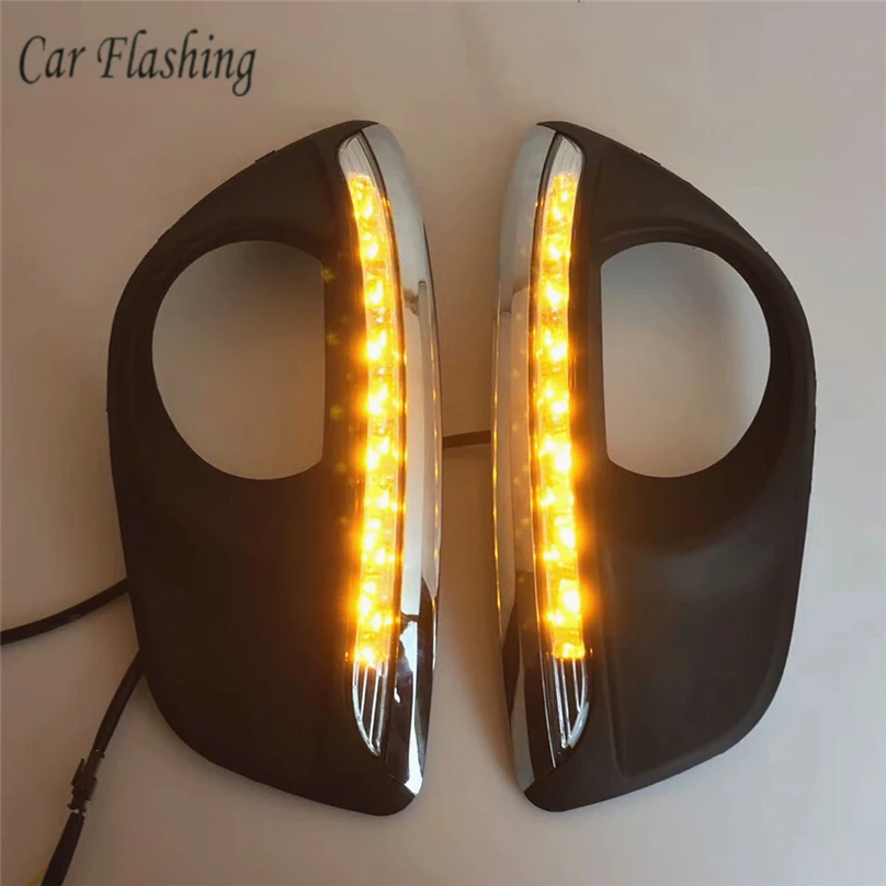 Car Flashing for Hyundai Santa Fe 2010 - 2012 LED DRL Daytime Running Lights Daylight Waterproof Signal lamp car-Styling light
Car Flashing for Hyundai Santa Fe 2010 - 2012 LED DRL Daytime Running Lights Daylight Waterproof Signal lamp car-Styling light