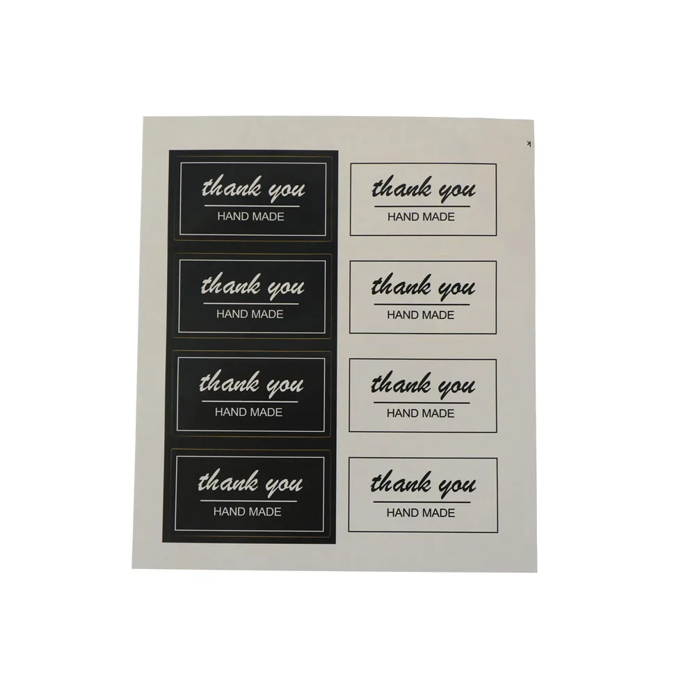 80pcs Gift Cake Packing Thank You Label Adhesive paper Stickers Hang Tag Handmade Diy Black White Sealing Sticker
80pcs Gift Cake Packing Thank You Label Adhesive paper Stickers Hang Tag Handmade Diy Black White Sealing Sticker
