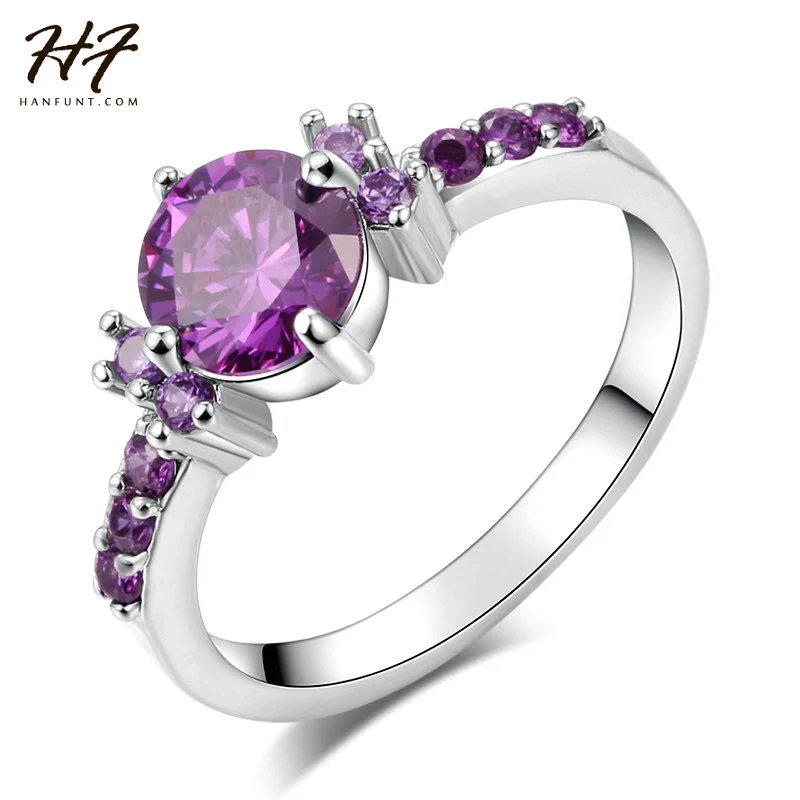 Sliver Color Fashion Elegant Purple Crystal Wedding & Engagement For Women As Promise Gift R492
Sliver Color Fashion Elegant Purple Crystal Wedding & Engagement For Women As Promise Gift R492