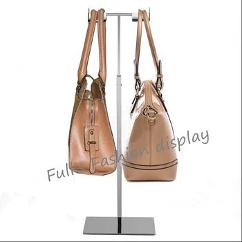 Fashion new style Double-sides mirro stainless steel Metal bags display holder handbag display stand rack 10pcs
Fashion new style Double-sides mirro stainless steel Metal bags display holder handbag display stand rack 10pcs