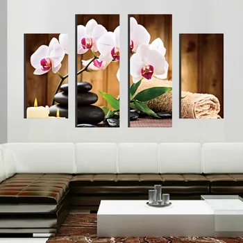 4 Pcs/Set Large Abstract Stone Green Leaves Pink Spa flowersCanvas Print Painting Modern Wall Art Picture Home Decor ht006
4 Pcs/Set Large Abstract Stone Green Leaves Pink Spa flowersCanvas Print Painting Modern Wall Art Picture Home Decor ht006
