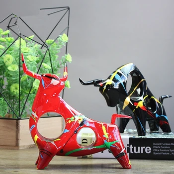 Natural Resin Nordic Style Creative Cattle Figurine Abstract Geometric Bullfighting Sculpture Ornaments Modern Home Decorations
Natural Resin Nordic Style Creative Cattle Figurine Abstract Geometric Bullfighting Sculpture Ornaments Modern Home Decorations