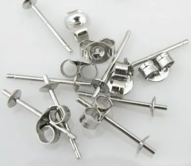 925 Silver Pearl Stud Earrings Needles Parts Findings, Fashion Earrings Accessory Components, 100 pairs/lot
925 Silver Pearl Stud Earrings Needles Parts Findings, Fashion Earrings Accessory Components, 100 pairs/lot