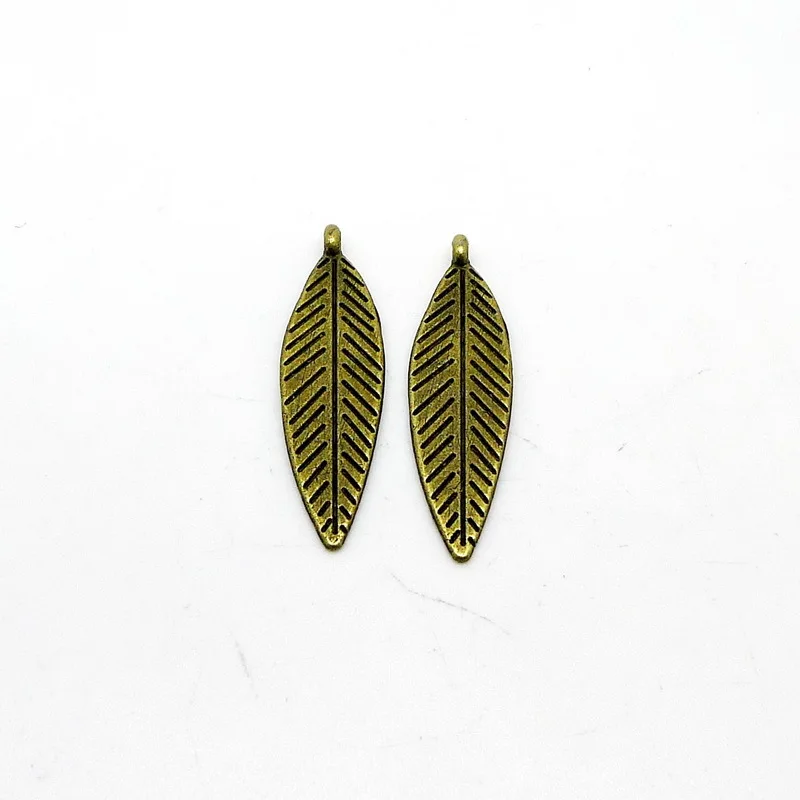 RONGQING 100pcs/lot Antique Bronze Slim Leaves Charms 34x10mm Clover Leaves Pendant Jewelry Accessories
RONGQING 100pcs/lot Antique Bronze Slim Leaves Charms 34x10mm Clover Leaves Pendant Jewelry Accessories