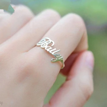 Personalized Font Name Ring Jewelry Stainless Steel Handmade Custom Ring Wedding Gifts Gold Silver Adjustable Anillos Mujer
Personalized Font Name Ring Jewelry Stainless Steel Handmade Custom Ring Wedding Gifts Gold Silver Adjustable Anillos Mujer