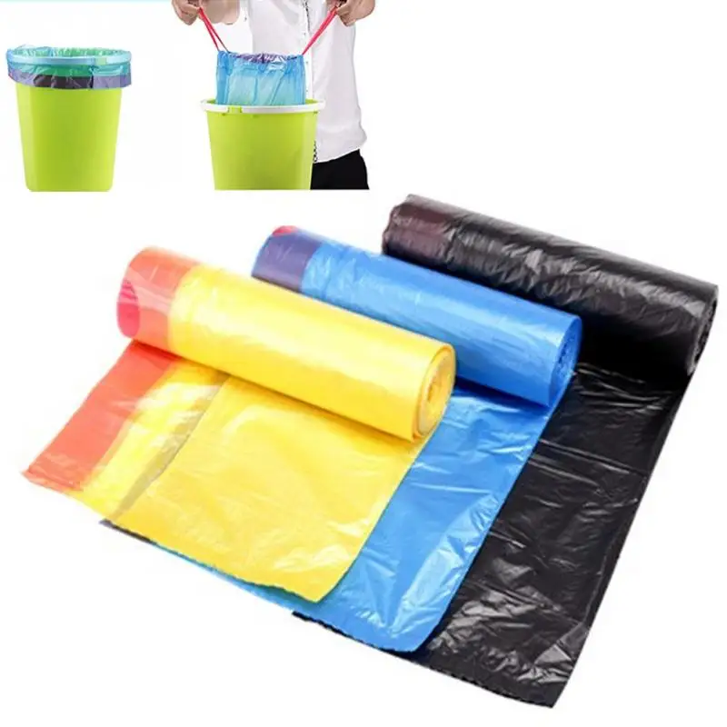 1 Roll Strong Thicken Plastic Bag Auto Drawstring Trash Bag 20L 15 Pack Kitchen bedroom bath rubbish Garbage bag Random Color
1 Roll Strong Thicken Plastic Bag Auto Drawstring Trash Bag 20L 15 Pack Kitchen bedroom bath rubbish Garbage bag Random Color