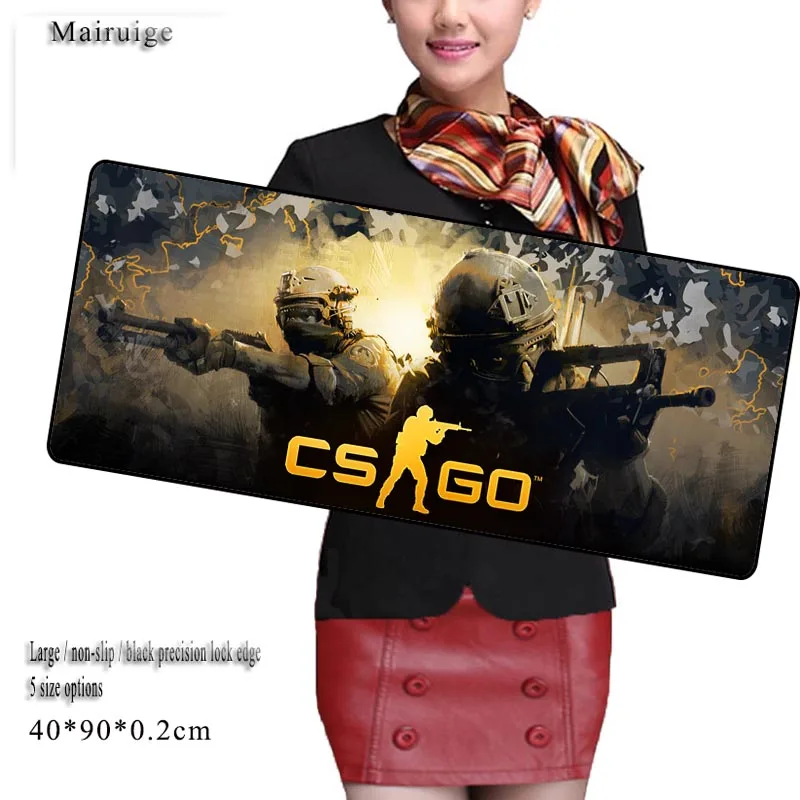 Mairuige CS Go 900*400mm Locking Edge Large Gaming Mouse Pad Mouse Mats Pad for PC Computer Laptop Notbook for League of Legends
Mairuige CS Go 900*400mm Locking Edge Large Gaming Mouse Pad Mouse Mats Pad for PC Computer Laptop Notbook for League of Legends