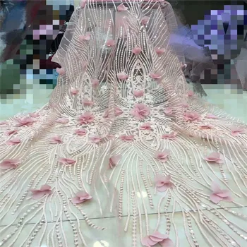 Latest African Laces Fabrics With Sequins 2019 High Quality Nigerian Luxury Handmade 3D Embroidered Tulle Lace Fabrics xc65-2476
Latest African Laces Fabrics With Sequins 2019 High Quality Nigerian Luxury Handmade 3D Embroidered Tulle Lace Fabrics xc65-2476