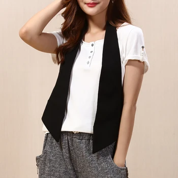 2017 cotton linen Waistcoats Women female short summer Slim thin Korean version Jackets coat thin casual Vest Womens Clothes
2017 cotton linen Waistcoats Women female short summer Slim thin Korean version Jackets coat thin casual Vest Womens Clothes