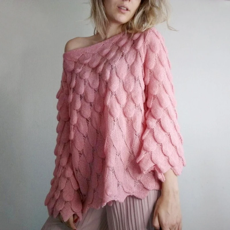ZADORIN Spring Summer Women Sweaters And Pullovers Solid Long Sleeve Sweater Vintage Individuality Knitted Pink Yellow Sweater
ZADORIN Spring Summer Women Sweaters And Pullovers Solid Long Sleeve Sweater Vintage Individuality Knitted Pink Yellow Sweater