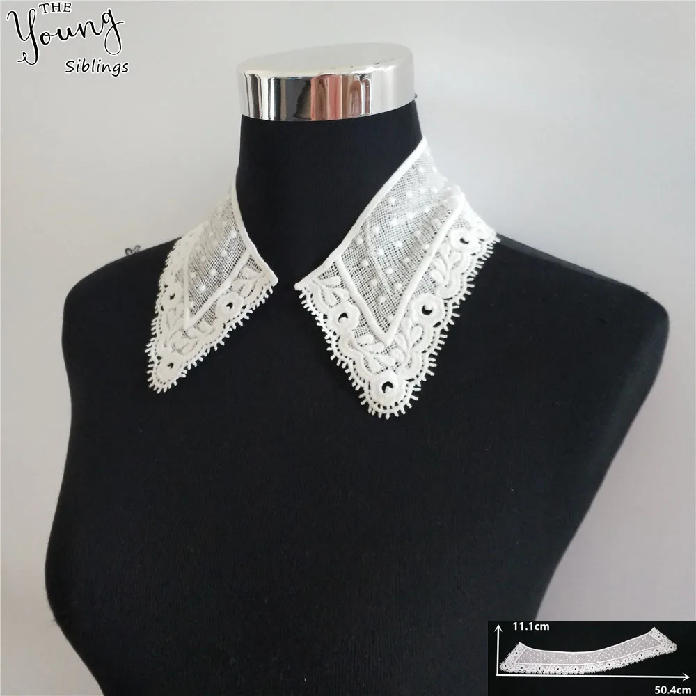 New arrive White Hollow out Embroidery Lace Collar DIY Sewing Lace Neckline Applique Dress Decorate Accessory Craft Scrapbooking 
New arrive White Hollow out Embroidery Lace Collar DIY Sewing Lace Neckline Applique Dress Decorate Accessory Craft Scrapbooking
