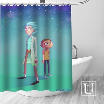 High Quality Custom Rick and Morty Shower Curtain Polyester Fabric Bathroom Curtain Hooks Mildew Resistant Bathroom Decor
High Quality Custom Rick and Morty Shower Curtain Polyester Fabric Bathroom Curtain Hooks Mildew Resistant Bathroom Decor