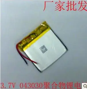 3.7V rechargeable lithium polymer battery 043030 MP3 / 5 420MAH Bluetooth radio battery monitoring
3.7V rechargeable lithium polymer battery 043030 MP3 / 5 420MAH Bluetooth radio battery monitoring