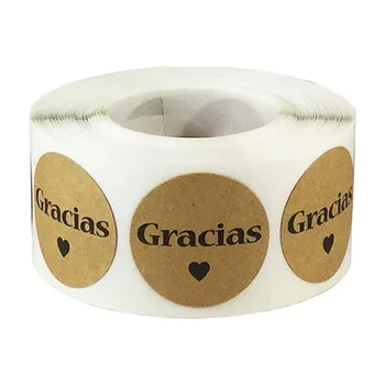 Natural Kraft Gracias Spanish Thank You labels Stickers for seal label and package stickers scrapbooking stationery sticker
Natural Kraft Gracias Spanish Thank You labels Stickers for seal label and package stickers scrapbooking stationery sticker