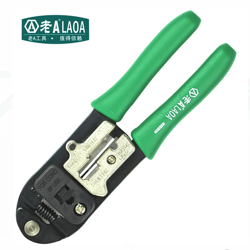 LAOA 8P Network Pliers High Quality Carbon steel Multifunction Network wiring clamp Network head clamper
LAOA 8P Network Pliers High Quality Carbon steel Multifunction Network wiring clamp Network head clamper
