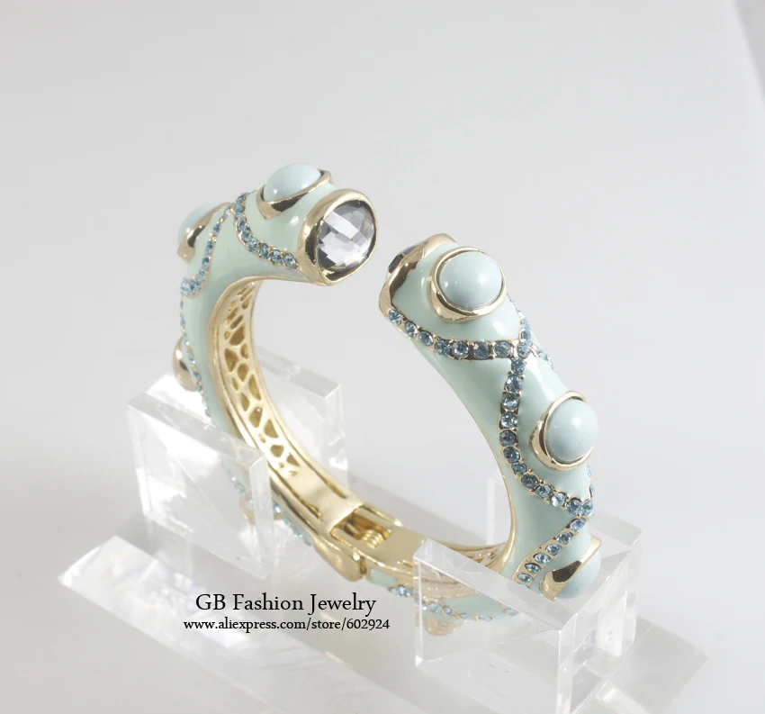 GrayBirds High Quality Bracelets Cuff Bangles Gold-color Enamel With Crystal And Resin Luxury Jewelry GB0653
GrayBirds High Quality Bracelets Cuff Bangles Gold-color Enamel With Crystal And Resin Luxury Jewelry GB0653