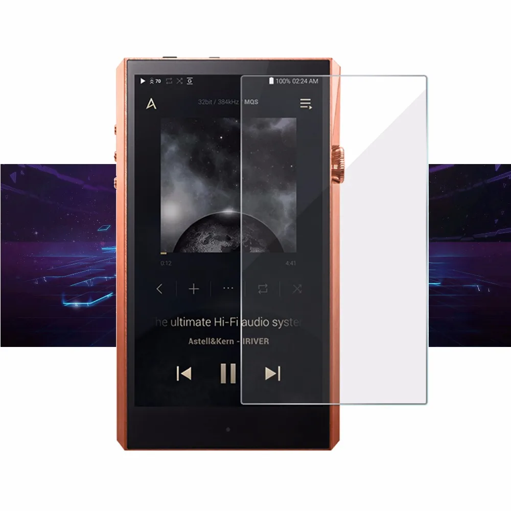 Закаленное стекло для IRIVER Astell & Kern SP1000 Высококачественная медная протектор