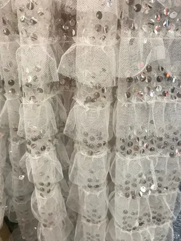 Latest L-7224 African French Lace Fabric High Quality embroidered African Tulle Lace Fabric with for Wedding dress
Latest L-7224 African French Lace Fabric High Quality embroidered African Tulle Lace Fabric with for Wedding dress