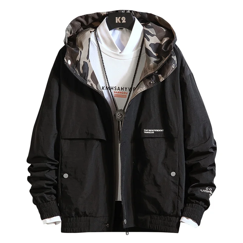 Paragraph Lang Legendary2019 fashion men hooded jackets Work clothes jacket, double-collared jacket men, jacket windproof cuffs
Paragraph Lang Legendary2019 fashion men hooded jackets Work clothes jacket, double-collared jacket men, jacket windproof cuffs